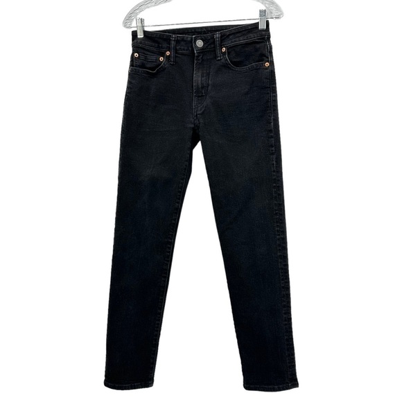 American Eagle Men’s AE AirFlex+ Slim Straight Jeans in Black Size 28 - Picture 1 of 7
